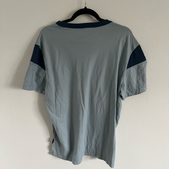 NWT AG Adriano Goldschmied Color Block Blue T Shirt, size medium - Picture 5 of 6
